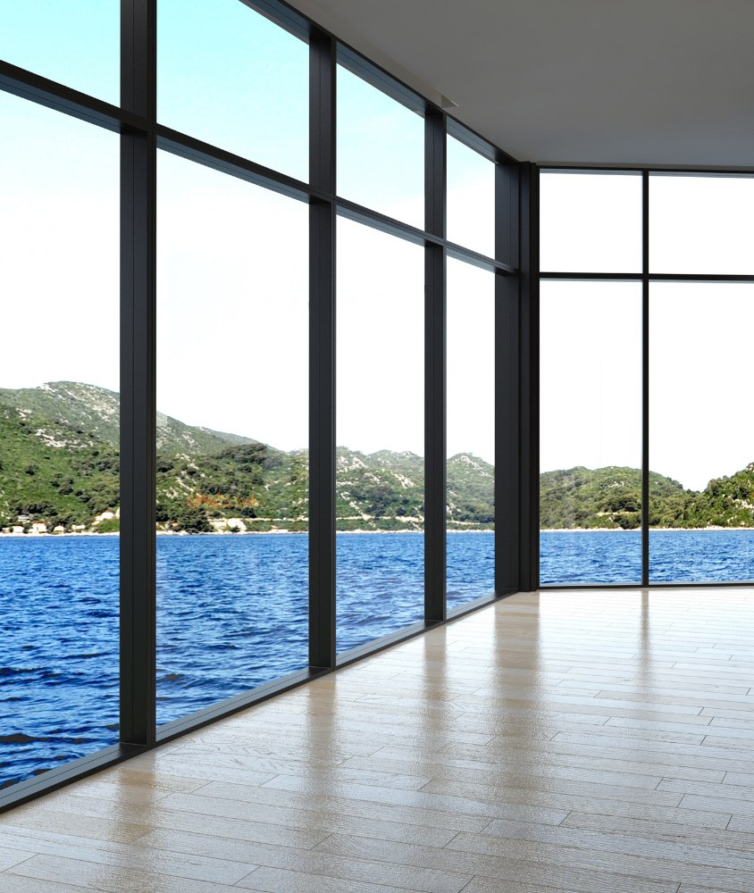 paredes de vidro em Uberaba