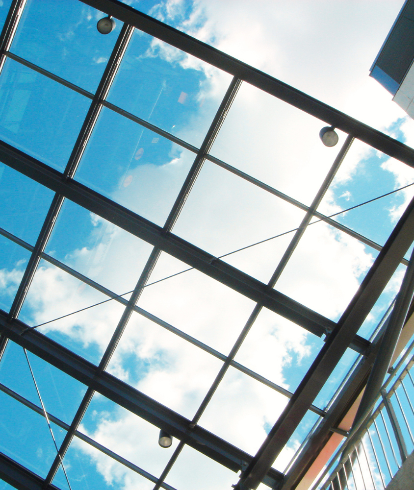 teto de vidro em Uberaba